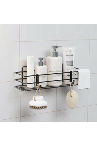 Yapışkanlı Banyo Rafı Duş Şampuanlık Duvar Düzenleyici Organizer Çok Renkli