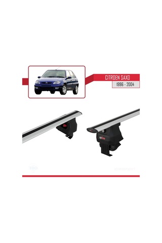 Citroen Saxo 1996-2004 Arası İle Uyumlu Ace-4 Ara Atkı Tavan Barı Gri
