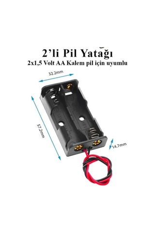 Basit Elektrik Devresi Deney Seti Pilli