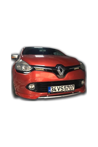 Renault Clio 4 Makyajsız Ön Ek 2 Parça Plastik Ön Karlık