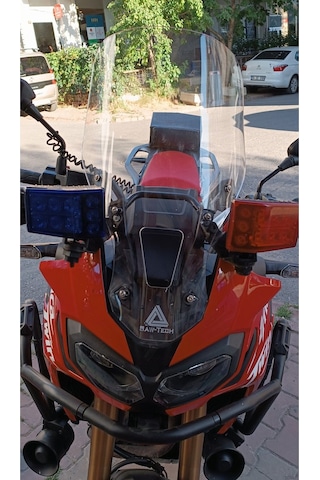 Yeni Africa Twin Kısa Tur Camı Seffaf 2016 2019 Uyumlu Cam Yükseklik 55cm X Üst Genişlik 41cm