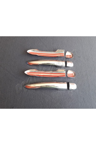 Markadan Renault Megane 2 Krom Kapı Kolu 2004-2010 4 Kapı Paslanm