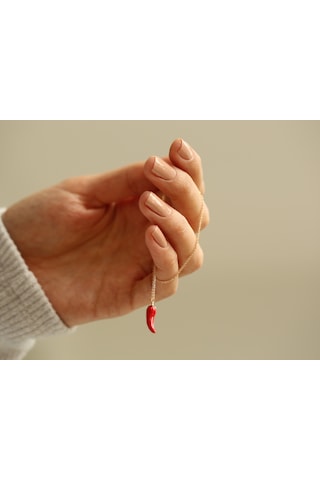 Reis Kuyumculuk T9373 Napoli Rosso Altın Kolye