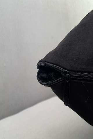 2'li Fermuarlı Siyah Yastık Kılıfı 1.sınıf Kumaş
