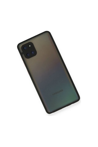 Samsung Galaxy Uyumlu, A81 / Note 10 Lite Kılıf Montreal Silikon Kapak - Siyah