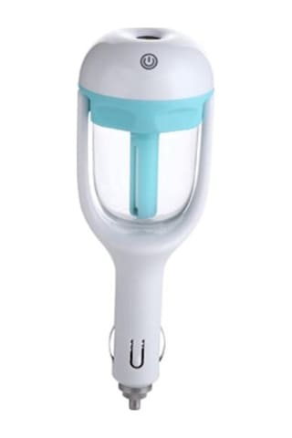 Dianziye Araç Usb Nemlendirici: İyon Salgılayan, Otomatik Kapanma Özelliği, Kokulu Sprey Ve Hava Temizleyici - Mavi