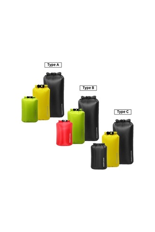 Novahub 3'lü Su Geçirmez Çanta Seti - Kamp, Tekne Ve Doğa Yürüyüşleri İçin Hafif Ve Dayanıklı 3l+5l+10l Çok Renkli Çok Renkli