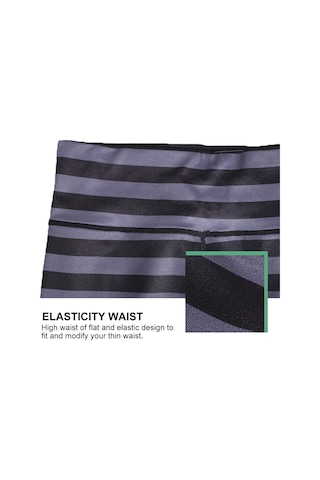 Kadın Baskılı Ve S Şerit Hk51 Paıyıge Yoga Pantolonu Kırmızı - Gri