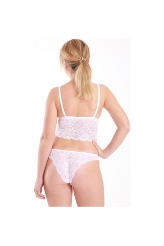 Asist Secret Magic Asm1269 Kadın 2 Li Ekru Kapsız Ic Astarlı Dantel Bralet Tanga Takım Ekru