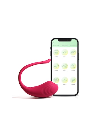 Red Fox Telefon Kontrollü Modern Vibratör Pembe