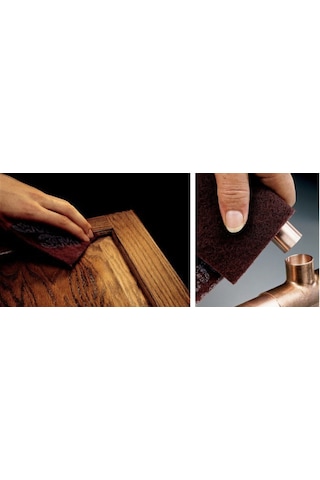 3M Scotch Brite 7447 El Pedi Keçe 224mm*158mm  5 ADET