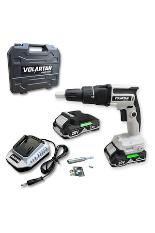Volartan Delta VTD-4700 20V 2.0AH Kömürsüz Çift Akülü Alçıpan Vidalama