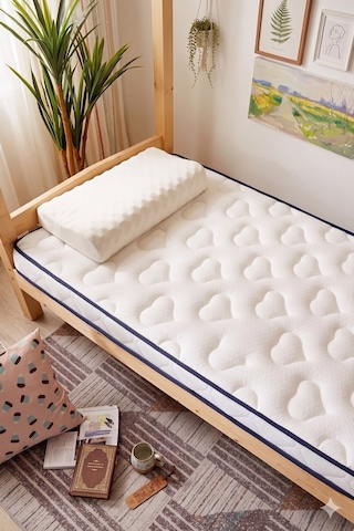 Skysleep 8 Cm Ekstra Kalın Full Ortopedik Yatak Pedi & Şiltesi Topper Orta Sert Ölçü Seçiniz Çift Kişilik