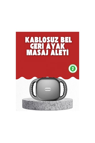 Fonksiyonlu Şarjlı Masaj Aleti 6 Başlık 2000 Mah Ergonomik Gövde
