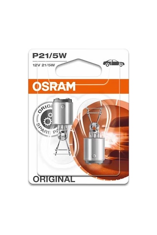 Osram Yardimci Sinyal Lamba Metal Tabanli P21 5w 7528-2bl