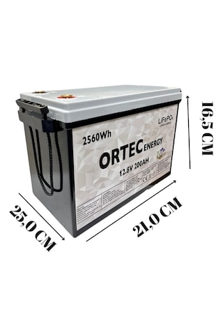 Tekne İçin 12.8v 200 Amper Lifepo4 Akü Uzun Ömürlü