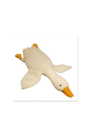 Sevimli Peluş Uyku Arkadaşım Kaz 75 Cm- Uçan Kaz Morton Uyku Yastığı 001