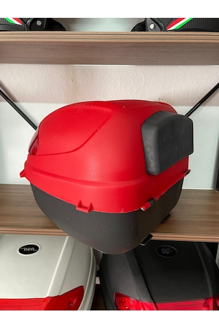 35 Litre Motosiklet Çantası Kırmızı
