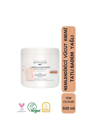 Nemlendirici Vücut Kremi Tatlı Badem Yağlı 500ml