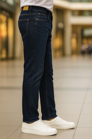 Cedy Denim Regular Fit Jean Martin Yüksek Bel Standart Kesim Esnek Kot Pantolon C336 Lacivert