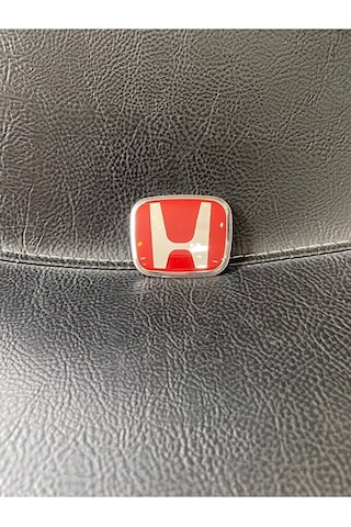 Honda Direksiyon Logosu Kırmızı Cam Logo 4x5
