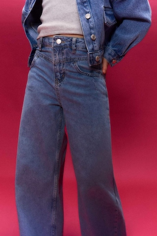 Defacto Wıde Leg Jean Pantolon Kız Çocuk H0683a826smnm28 Mavi-nm28