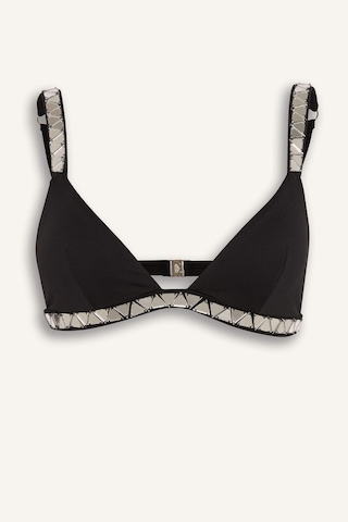 Defacto Lilyrose X Defacto Regular Fit Bikini Üstü H9443ax26hsbk81 Siyah-bk81