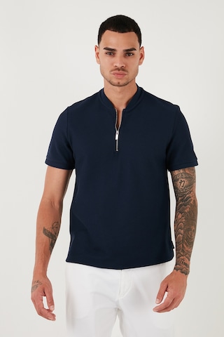 Buratti Pamuklu Regular Fit Yarım Fermuarlı Kolej Yaka 3'Lü Paket Erkek T Shirt 5902653S3 Siyah-Beyaz-Lacivert