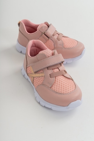 Mnpc Unisex Pudra Deri Ortopedik Destekli Spor Ayakkabı Pudra (531051586) Pudra