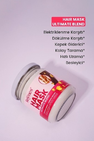 Royues Kuru Ve Yıpranmış Saçlar için Nemlendirici Saç Maskesi 190 ML