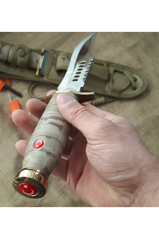 Special Kişiye Özel Kamp Komando Bıçağı Çok Renkli