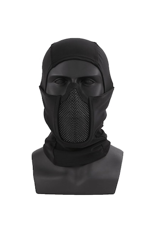 Emersongear Telli Balaklava Siyah Shadow Warrior Buğu Önleyici Siyah