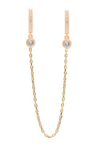 Double String Küpe 719904 Silver Gümüş