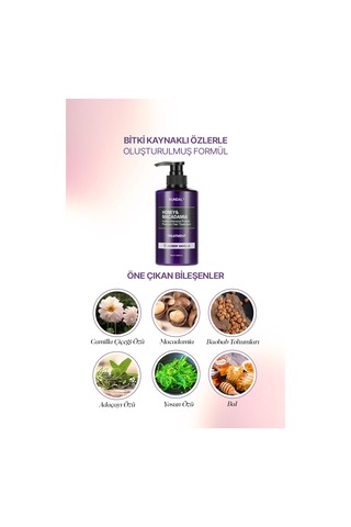 Yoğun Nemlendirici Ve Besleyici Saç Kremi Kundal Honey & Macadamia Protein Treatment Amber Vanilla