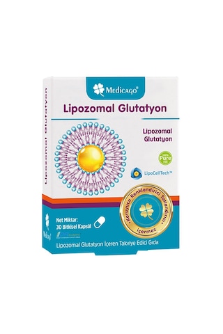 Medicago Lipozomal Glutatyon 30 Kapsül 8681788954239