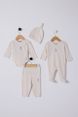 U.S. Polo Assn. Erkek Bebek Beyaz Takım 5274-47853 Beyaz