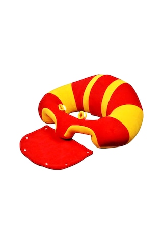 Bebek Destek Oturma Minderi - Kırmızı Sarı