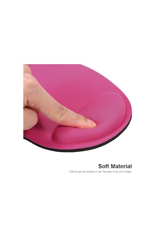 Pc Laptop İçin Bilek Dinlenme Desteği İle Mouse Pad,siyah