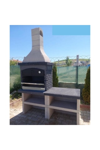 Mangal Barbekü 90 Lık Fırınlı Model