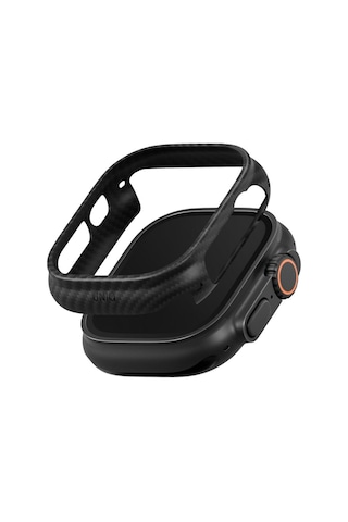 Apple Uyumlu Watch Ultra 3 49mm Kılıf Karbon Kasa Koruyucu Armaid Fiber Yüzey Premium Koruma Keva Verge