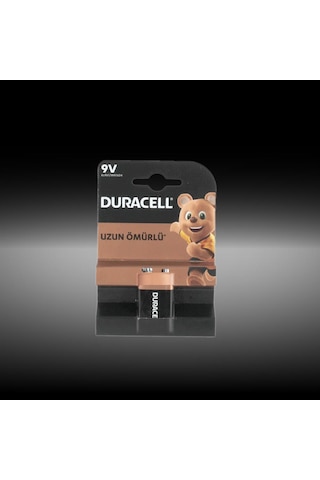 Duracell 9V Alkalin Pil (6LR61 / MN1604)
