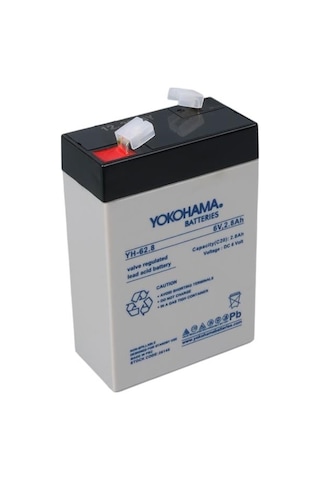 Yokohama Yh-62.8 6 Volt - 2.8 Amper Dik Akü 66x33x97 Mm