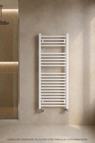 500X1200 Beyaz Havlupan 16 Borulu Banyo Havlupanı