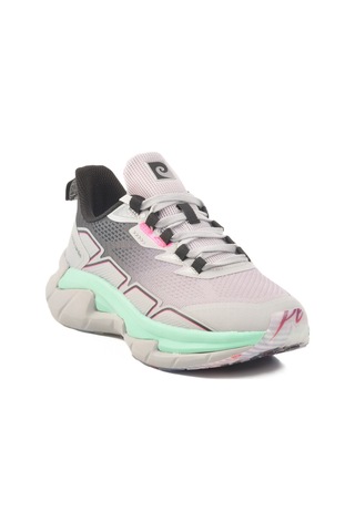 Gri Fileli Hafif Esnek Kadın Spor Ayakkabı Pcı-11055 G Gri