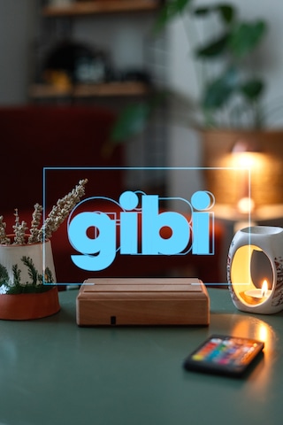 Gibi Dizi 16 Renk Kumandalı 3d Gece Lambası Çok Renkli