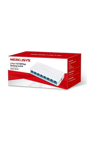 Tp Lınk Mercusys Ms108 8 Port 10/100Mbps Tak Ve Kullan Switch