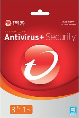 Trend Micro Ti00239847D Antivirüs Titanium 3 Kullanıcı 1 Yıl Tr K