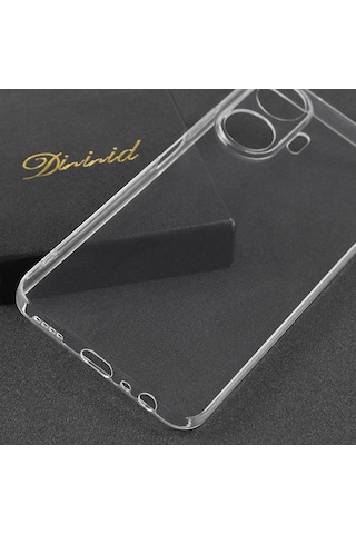 Kilifone - Realme C55 Uyumlu - Kılıf Şeffaf Soft Slim Fitt Süper Silikon Kapak - Şeffaf