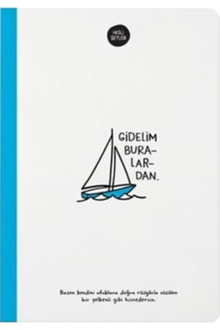 Çizgili Defter - Gidelim Buralardan 14x20