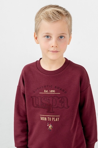 U.S. Polo Assn. Erkek Çocuk Nakışlı Mor Uzun Kol Eşofman Takımı Us2629-c-v1 Us2629-c-v1